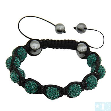  Grossiste, fournisseur et fabricant CB1/bracelet en cristal, macramé et Ematite noire véritable.(10 couleurs)
