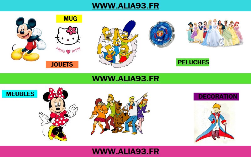 DESTOCKAGE GAMME ENFANTS / MUG/ JOUETS/ PELUCHES/ DECO/