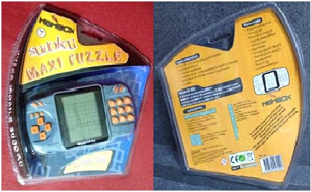 Jeu electronique Sudoku
