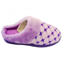 Pantoufles avec motif quadrillé