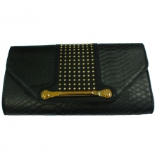 Pochette enveloppe avec rabat clouté