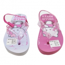Tongs fille Hello Kitty avec brides élastiquées