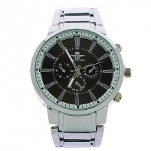 Montre métal avec chronographes