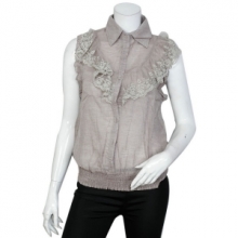 Chemise femme à dentelles