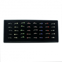 Piercing anneau pour nez avec strass