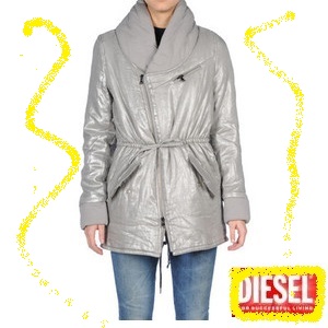 Manteaux DIESEL femme ref: GIAMMUT en destockage chez footloose
