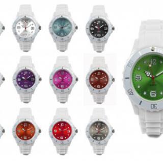 Lot de 10  Montres watch silicone couleur ice . 13 couleurs unisexe homme femme