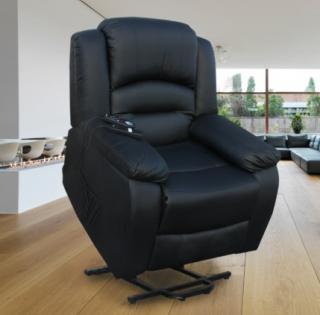 Fauteuil de massage releveur "Maximum" ECO-8198Up noir