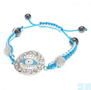 Grossiste, fournisseur et fabricant CB41/bracelet mauvaise oeil en macrame et en strass