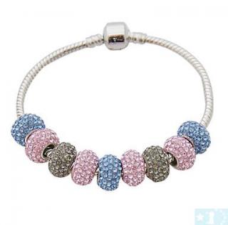 Grossiste, fournisseur et fabricant CB43/bracelet feminin, plaque argent et crystaux