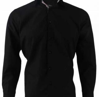 Chemise fashion slim noir 7,40 € HT/unité