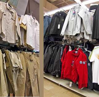 Palettes habillement homme