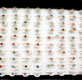 LOT 100 BAGUES FANTAISIE BGF16