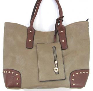 Sac à main clouté simili cuir ref 6587 9.95€ ht 