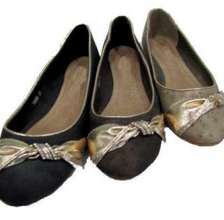 Ballerine ruban doré 3,95 € HT/unité