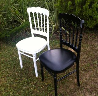Chaises Napoléon laquées