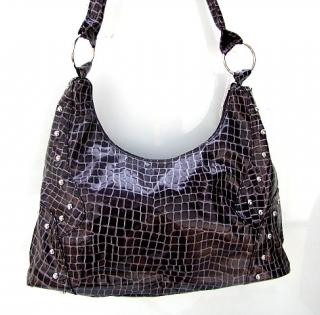 SAC A MAIN VERNIS FACON CROCO REF 5123 3.95€ HT 