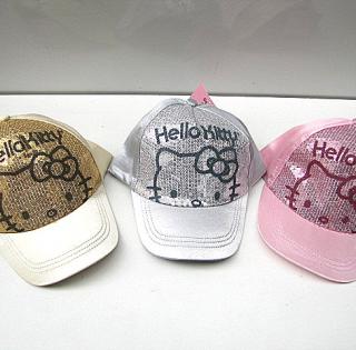 LOT DE CASQUETTES HELLO KITTY REF 9107 2.95€ HT 