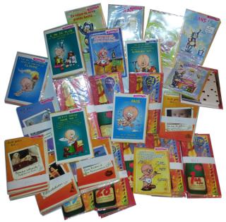 Lot carterie anniversaire, humour, voeux , etc x500pc