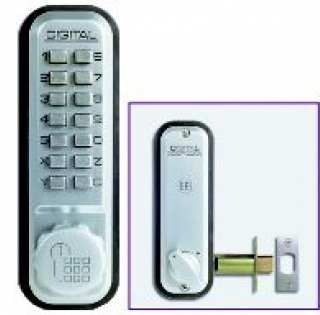 Verrou à code mécanique avec pêne dormant à larder