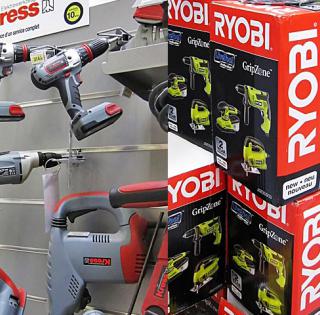 Palettes outils électroportatifs