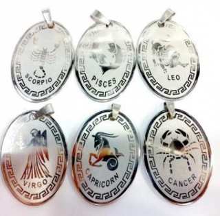 LOT 50 PENDENTIFS ACIER ZODIAC