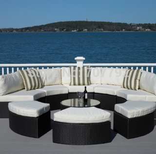 SALON DE JARDIN "ELYPSE" EN WICKER