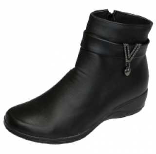 Bottines femme à talon compensé