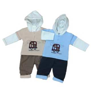 Ensemble bicolore Forest Ranger 2 pièces pour bébé