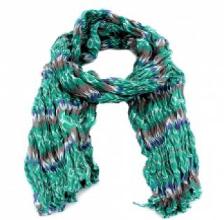 Écharpe à stries fantaisies