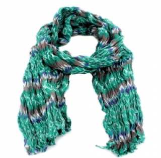 Écharpe à stries fantaisies