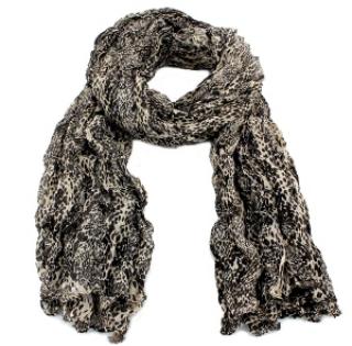 Écharpe léopardée très tendance
