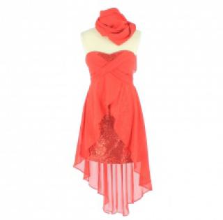 Robe de soirée bustier pailletée