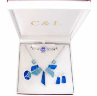 Coffret cadeau orné de résines pour femme