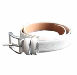 Ceinture reptile en cuir
