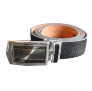 Jolie ceinture en cuir avec boucle rectangulaire