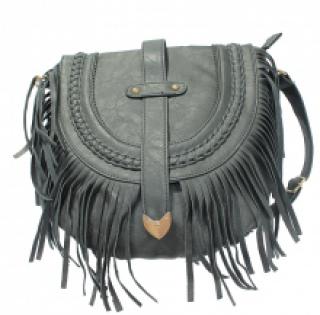 Sac à bandoulière style ethnique à franges