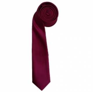 Cravate satinée unie