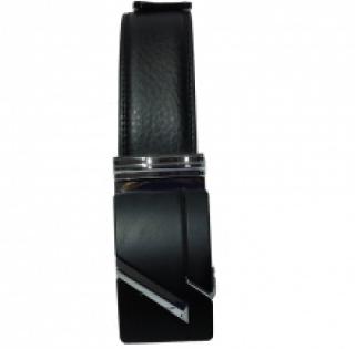 Ceinture en cuir avec boucle rectangulaire en métal