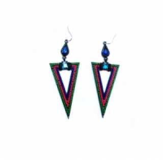 Boucles d’oreilles multi-triangles