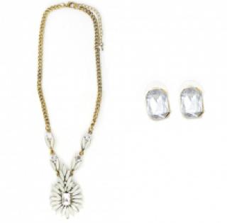 Parure luxe sertie de pierres