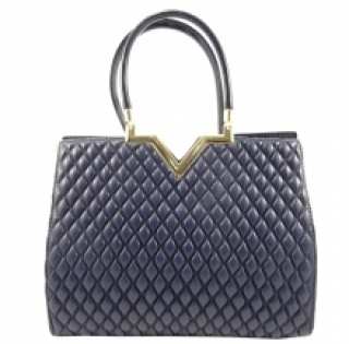 Sac à main imprimé de losanges