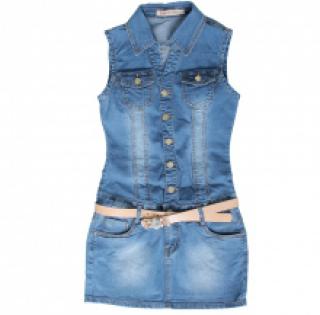 Combi jupe avec ceinture assortie