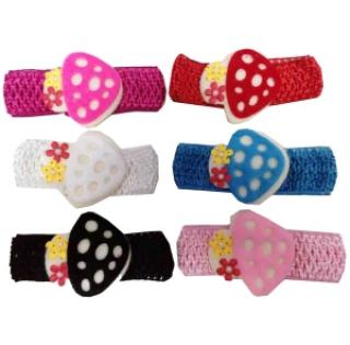 Bandeau enfant avec motif champignon