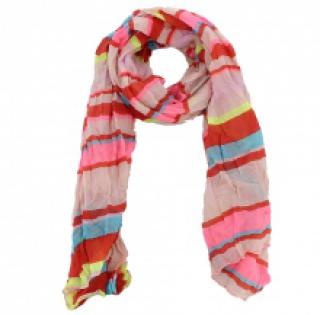 Jolie écharpe à rayures multicolores