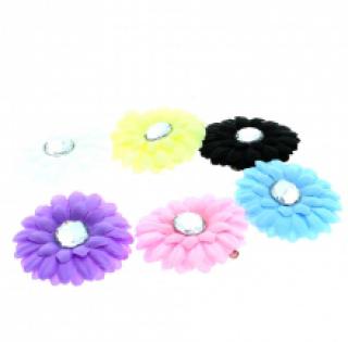 Pince bec pour cheveux avec motif marguerite