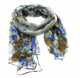 Écharpe imprimée fleurie