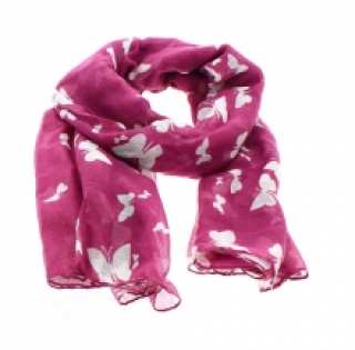 Écharpe imprimée de papillons