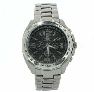 Montre métal avec graduation tachymétrique