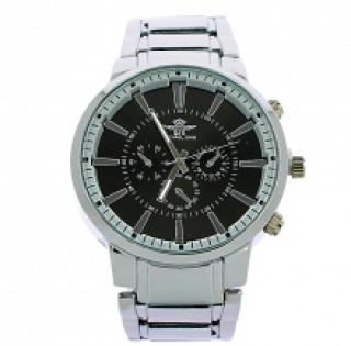 Montre métal avec chronographes